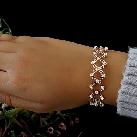 Transformative 92.5 Sterling Silver 2 in 1 Bracelet cum Ring