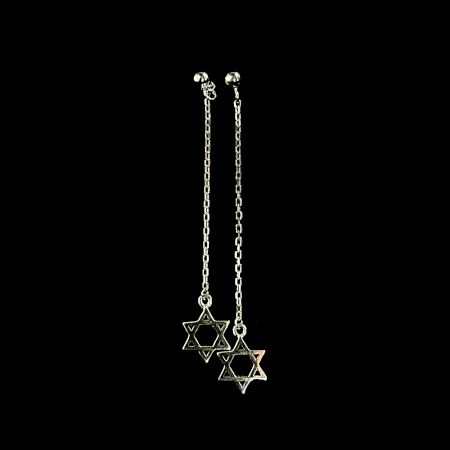 Dangling Star 925 Sterling Silver Ear Ring