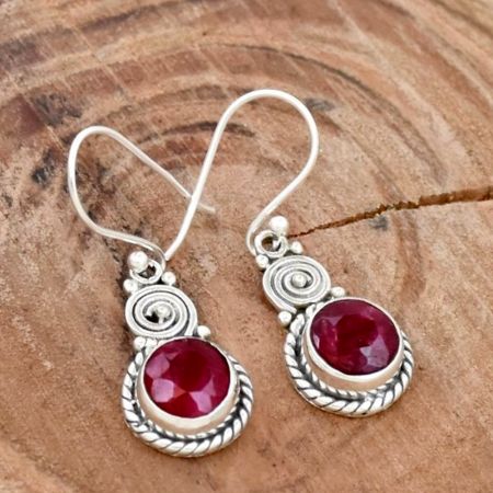 Elegant Cluster 925 Sterling Silver Earrings