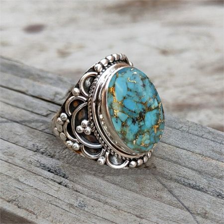 Dainty 925 Sterling Silver Art Deco Ring