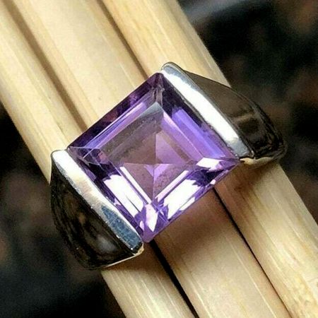 Dainty 925 Sterling Silver Princess Cut Ring