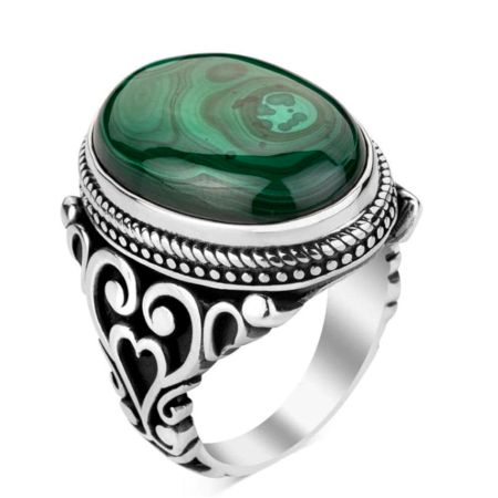 Bohemian Bezel Set 925 Sterling Silver Ring