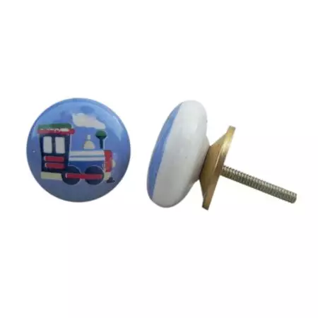 Train Flat Ceramic Knob (1)