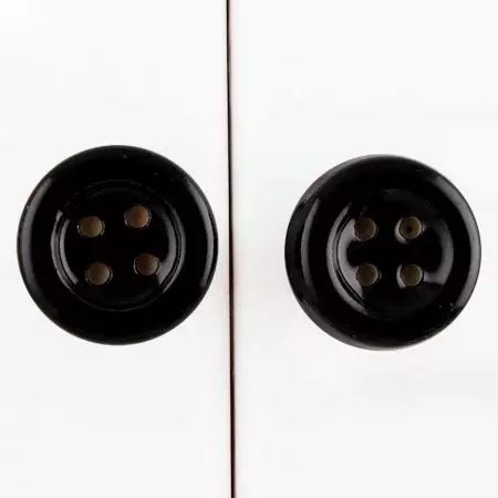 Black Ceramic Button Knob