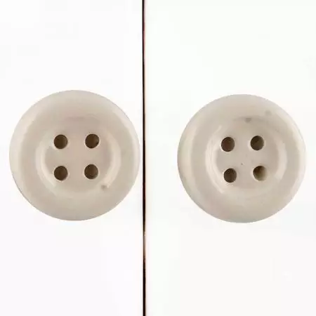 Cream Ceramic Button Knob