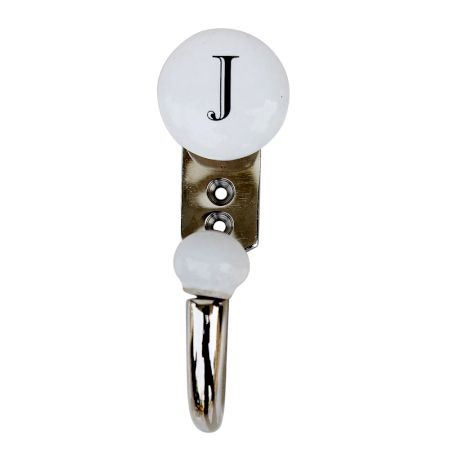 J Flat Ceramic Hooks