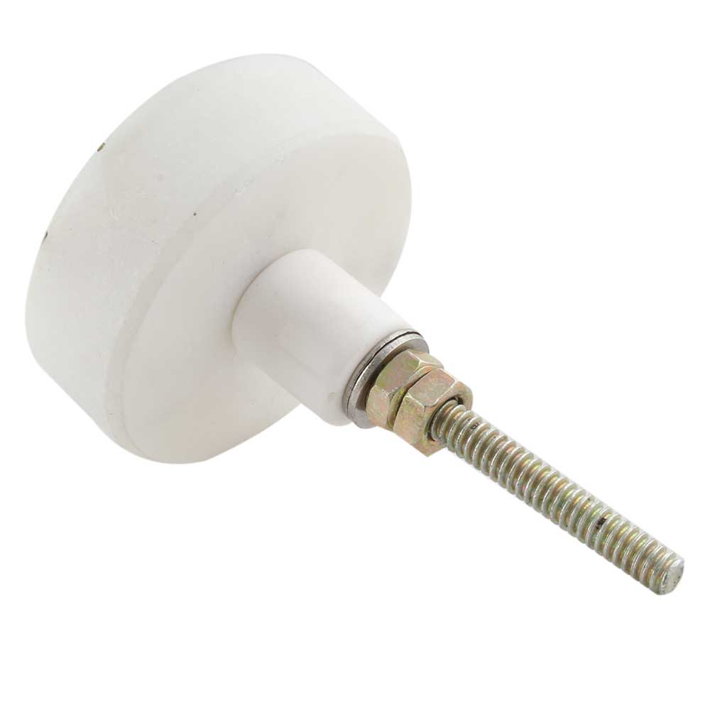 Round White Stone Gold V Shape Knobs
