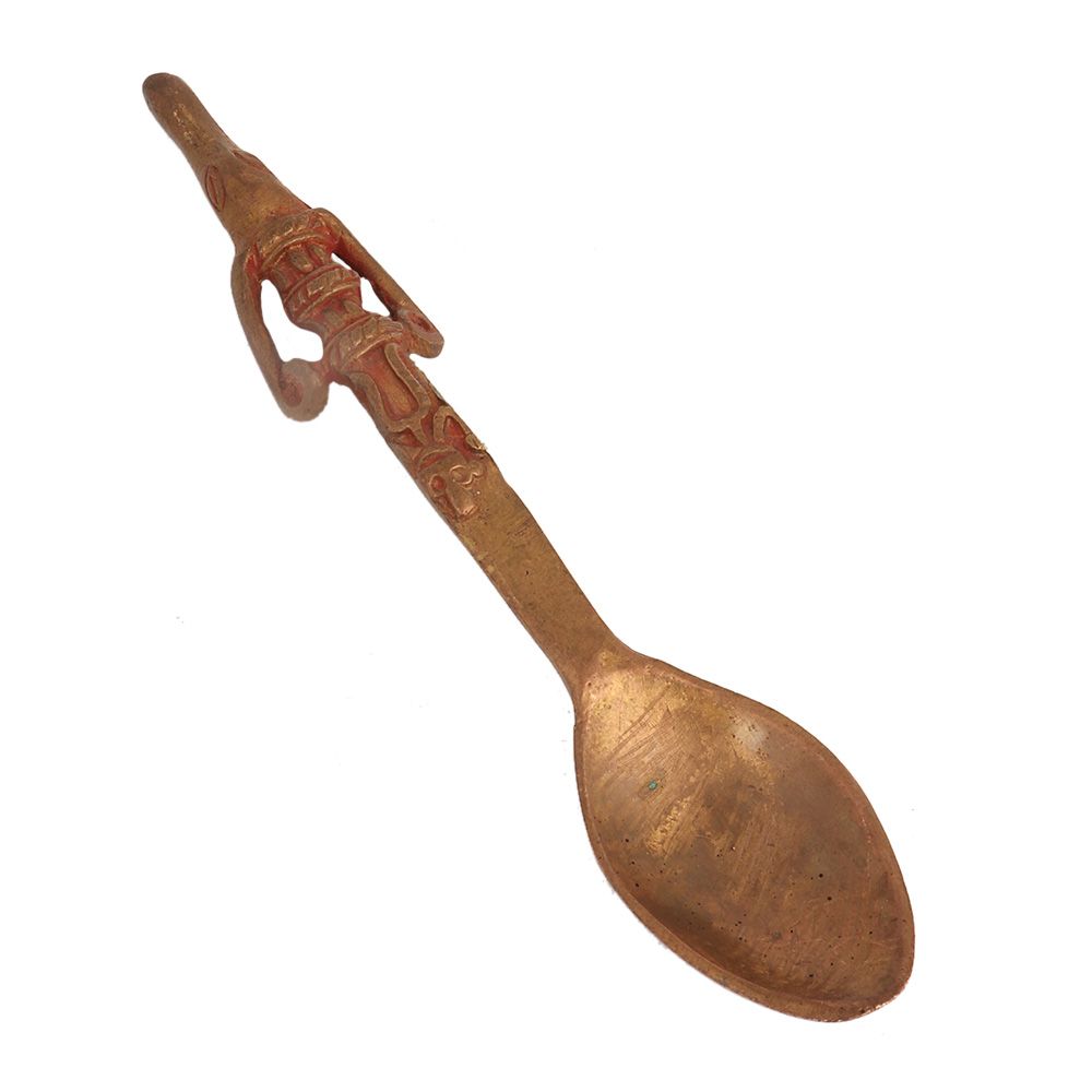Tribal Brass Vintage Spoon Indian Kitchenware