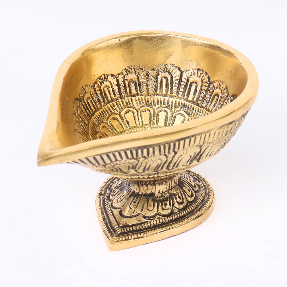 Brass Oil Lamp Decorative Diyas For Diwali