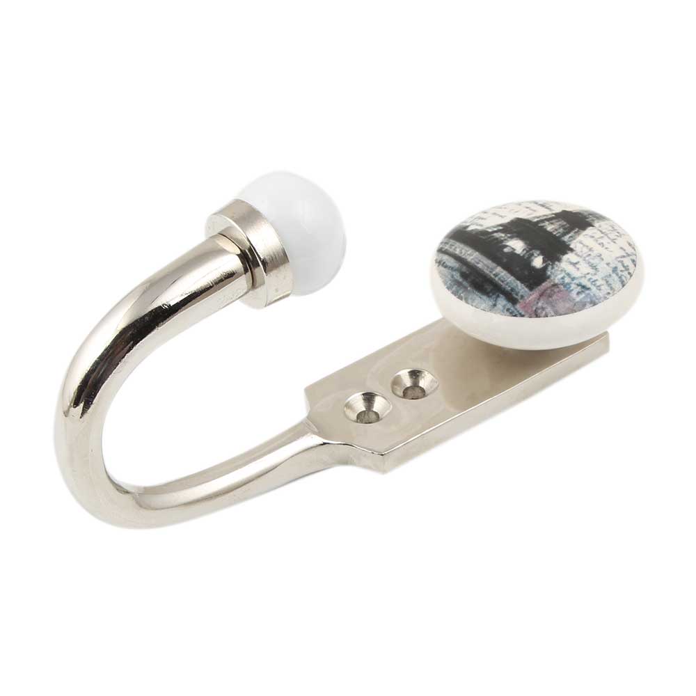 Multicolor Big Tower Ceramic Flat Hook