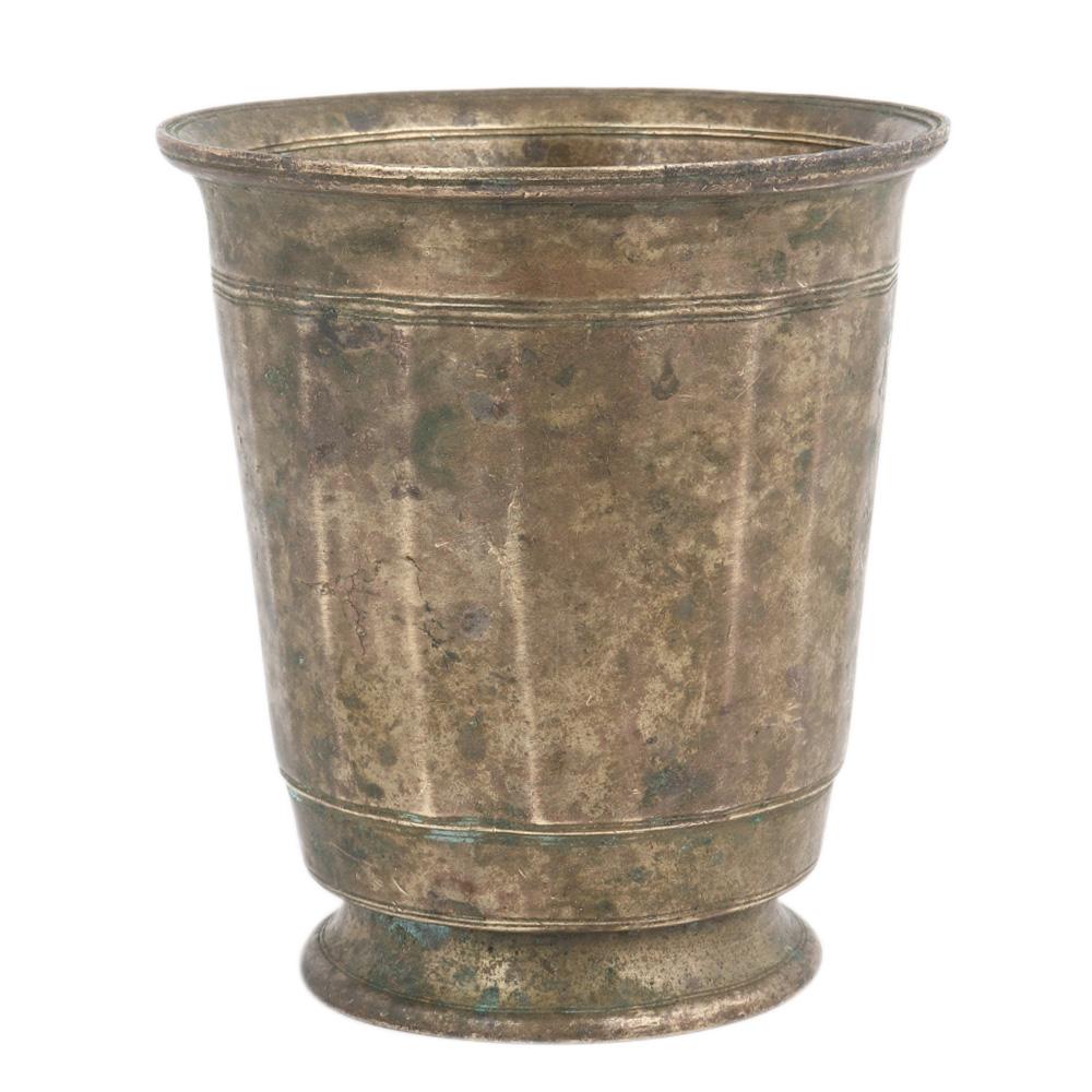 High-end Vintage Holy Water Pot Glass Shape South Indian Art decor