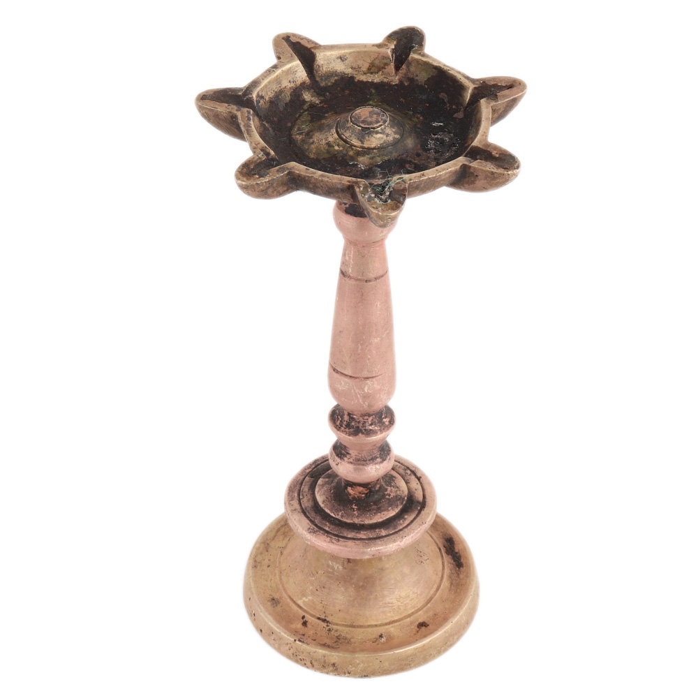 Vintage Oil Lamp Stand Little Big