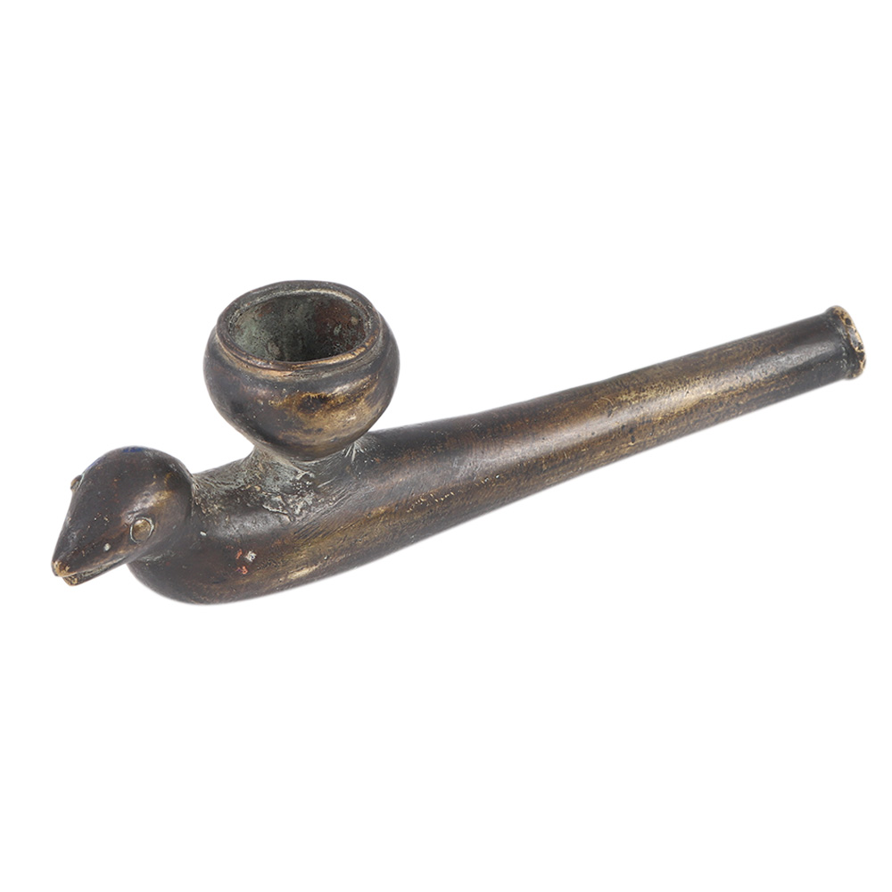 Vintage Brass Design Indian Chillum