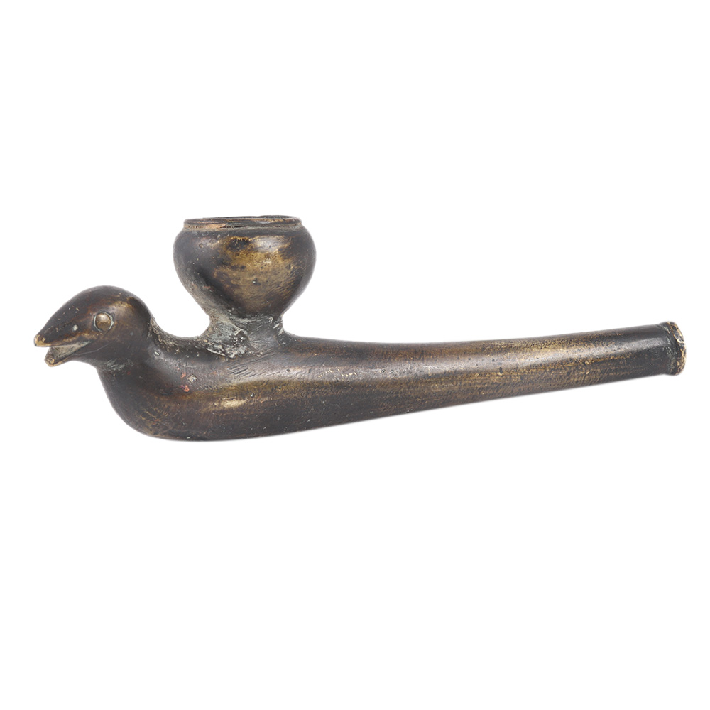 Vintage Brass Design Indian Chillum