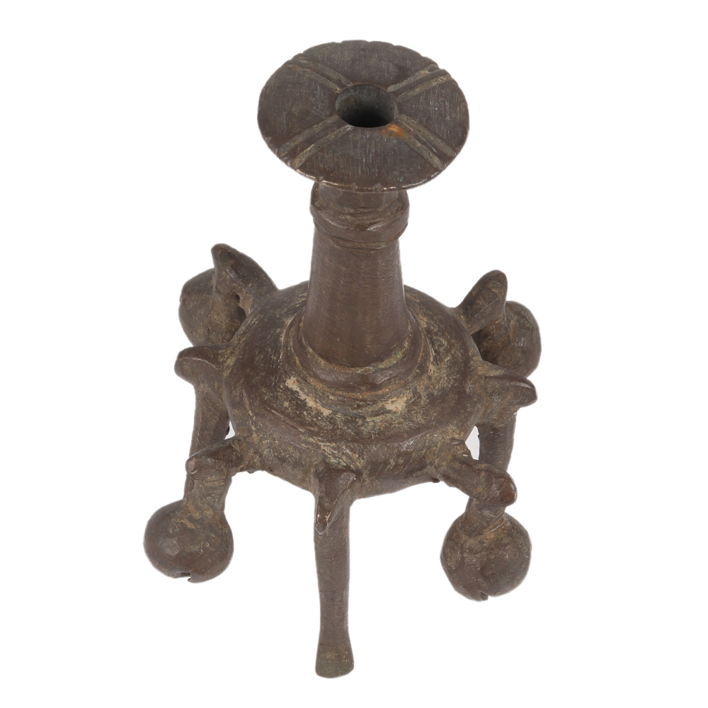 Brown Brass Kohl Pot Eyeliner Powder Box