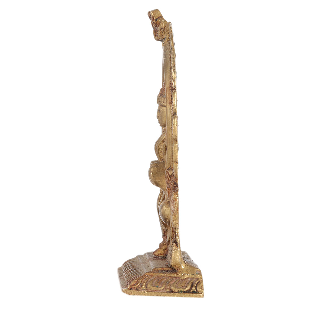 Brass Laxmi Idol With Arch