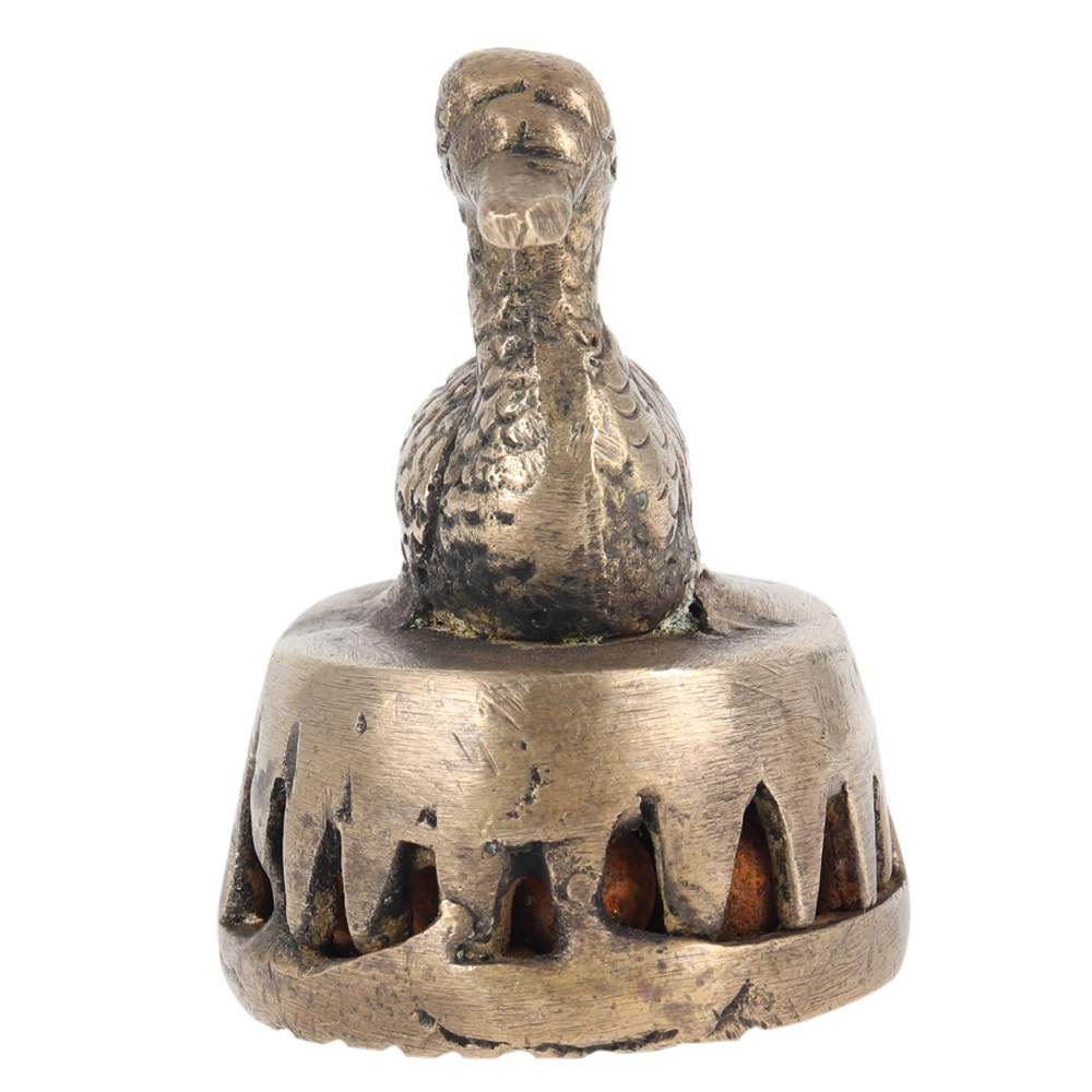 Antique Brass Duck Figurine Foot Scrubber
