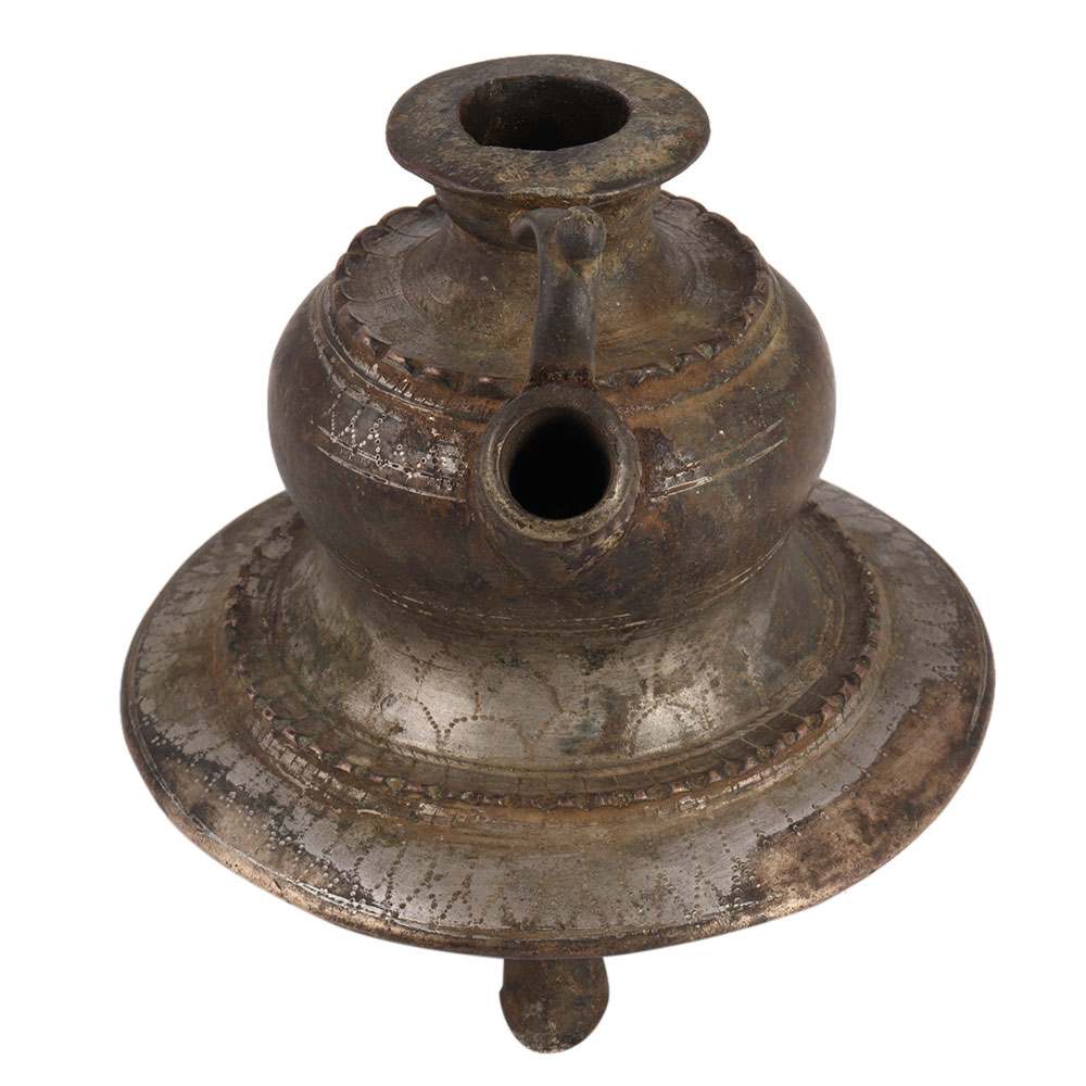 Brass Islamic Style Hookah Base Pot
