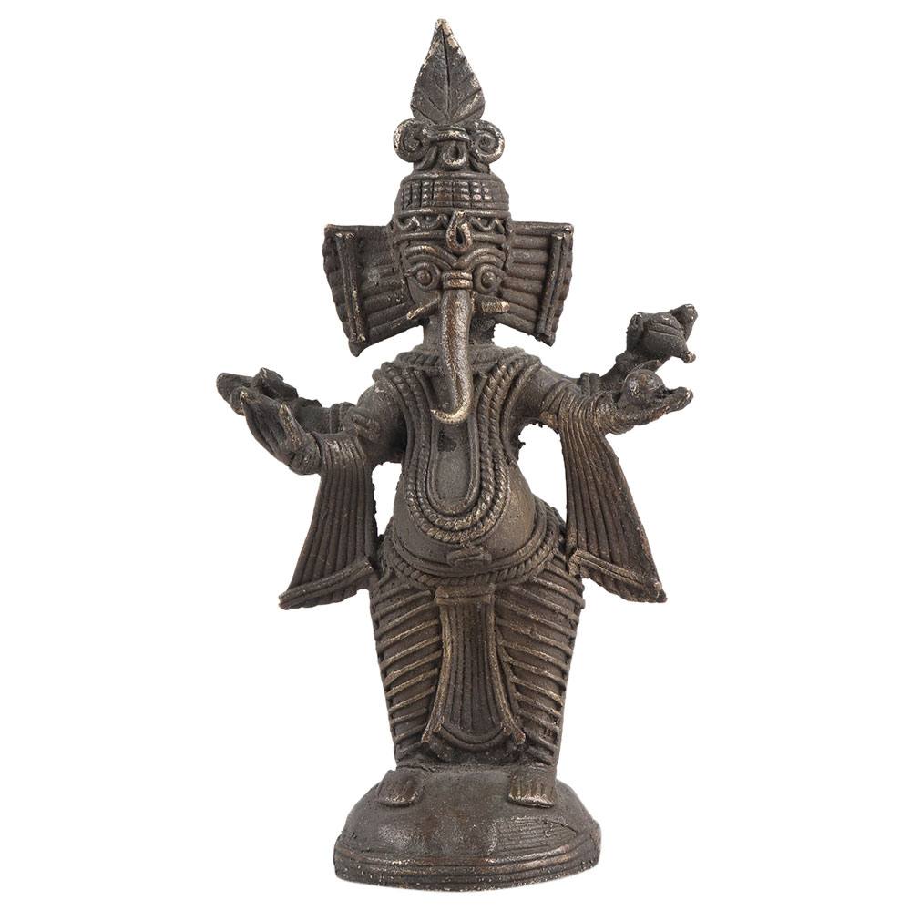 Brass Ganesha Tribal Dhokra Statue