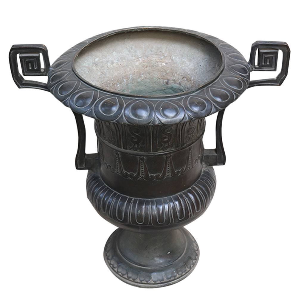Brass European Art  Garden Flower Pot With Handles