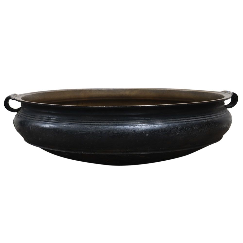 Traditional Brass Urli In Black Finish