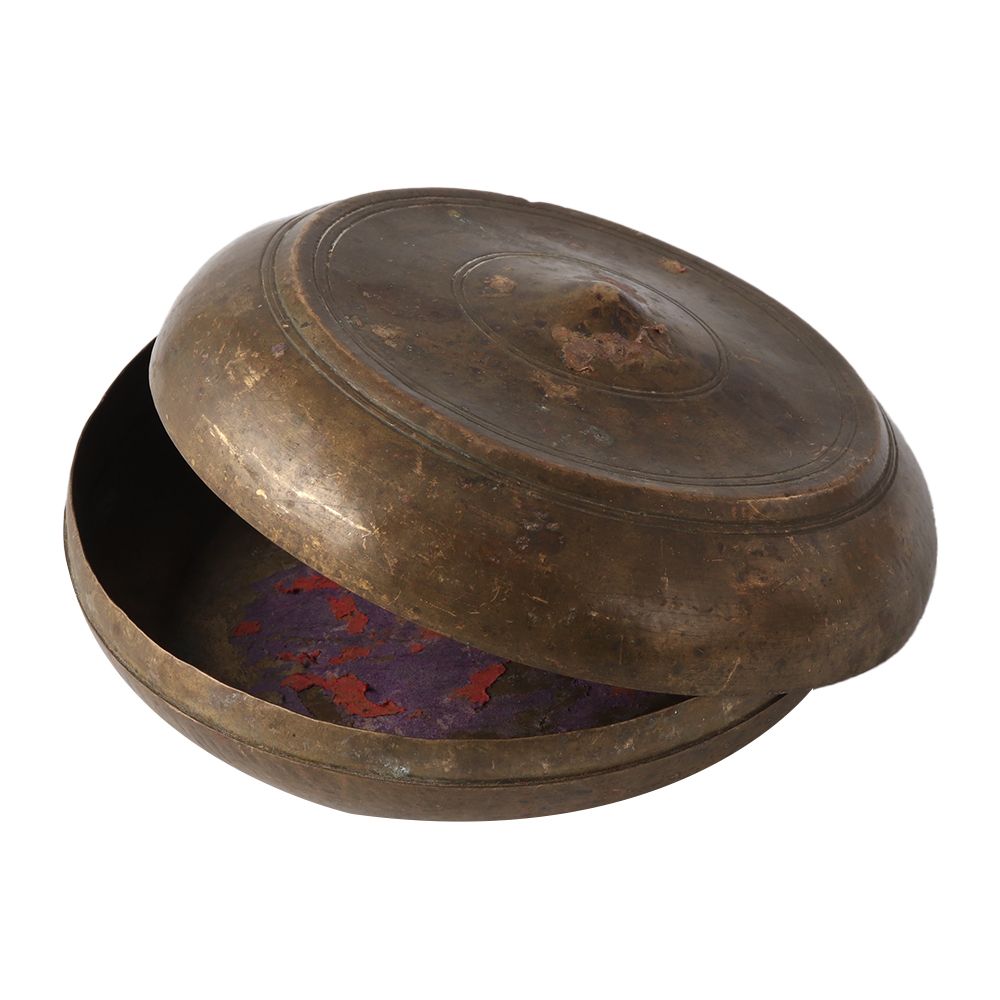 Small Round Shape Brass Kitchen Utility Box