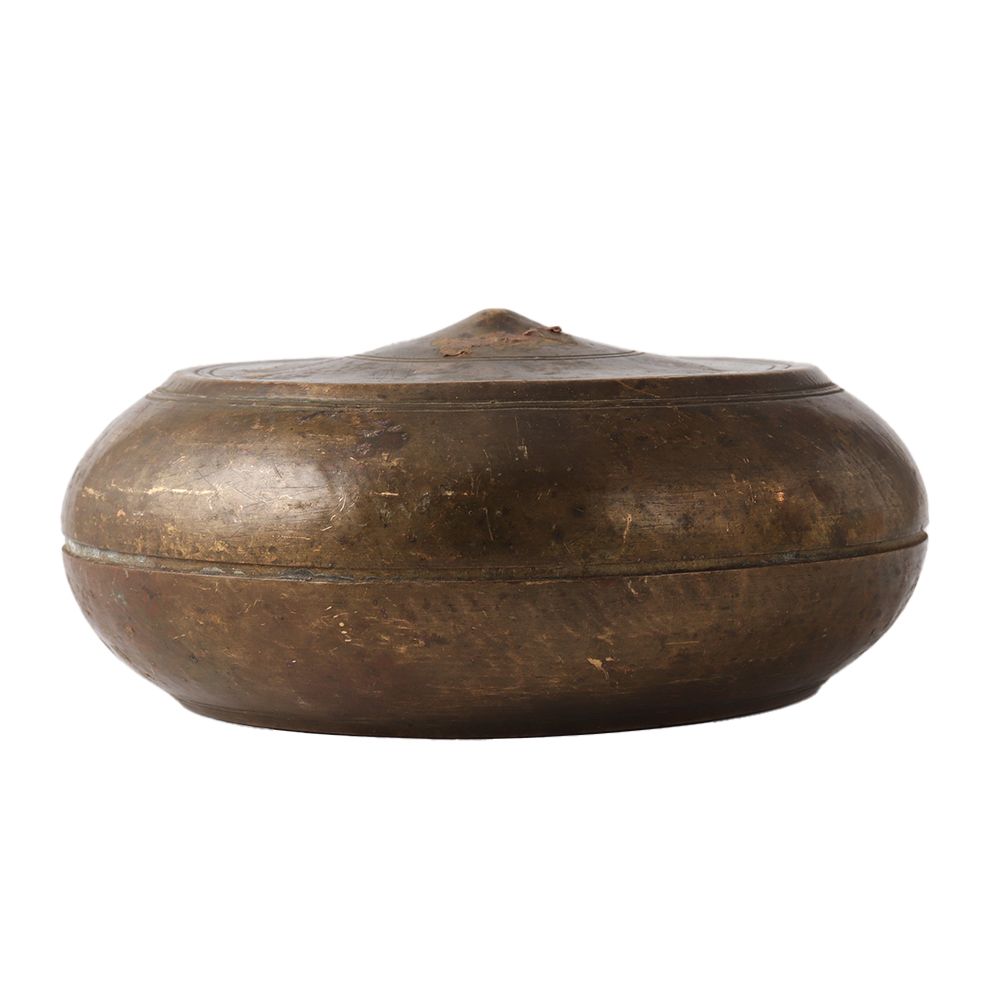Small Round Shape Brass Kitchen Utility Box