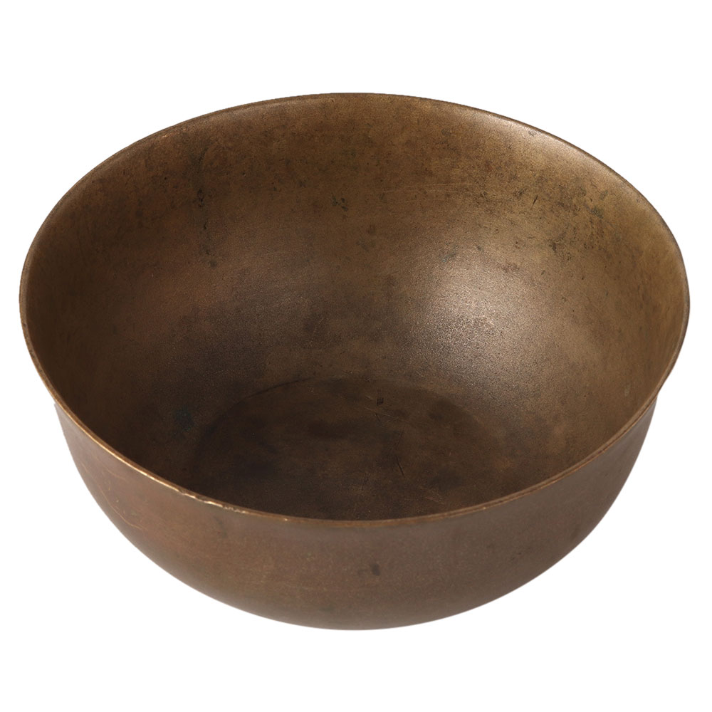 Plain Vintage Brass Bowl for Holy Worship