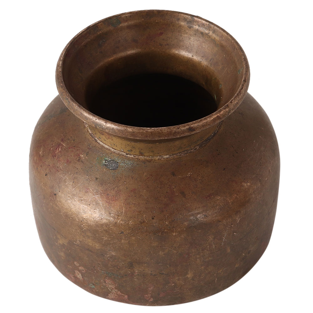 Used Brass Holy Water Pot