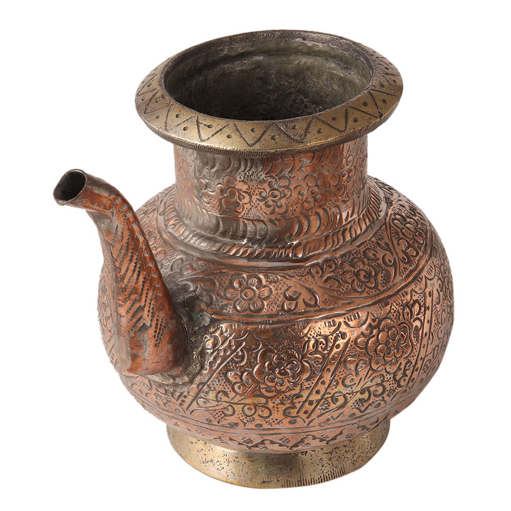Beautifully Engraved Holy Water Pot