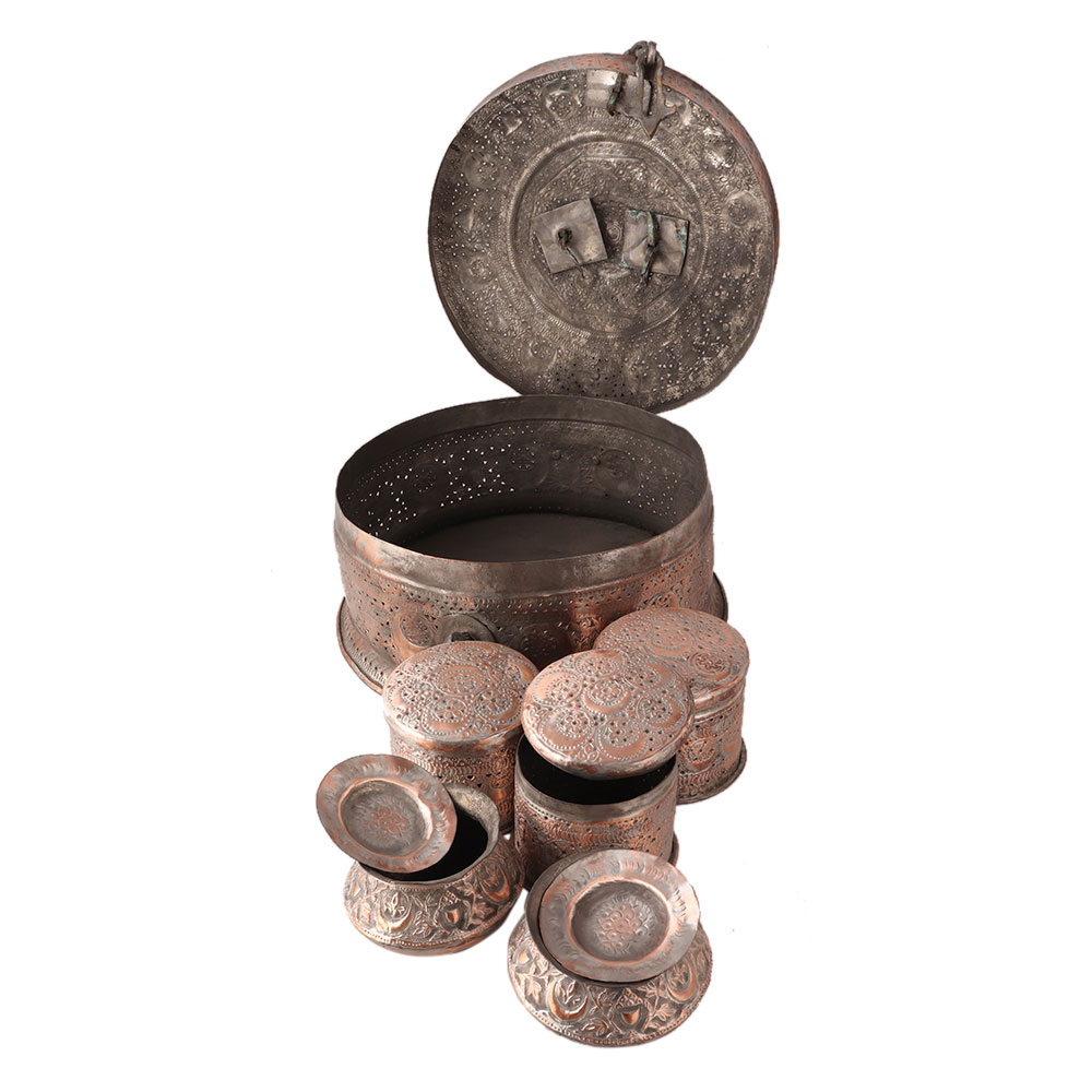 Vintage Indian Paan Daan with Handle