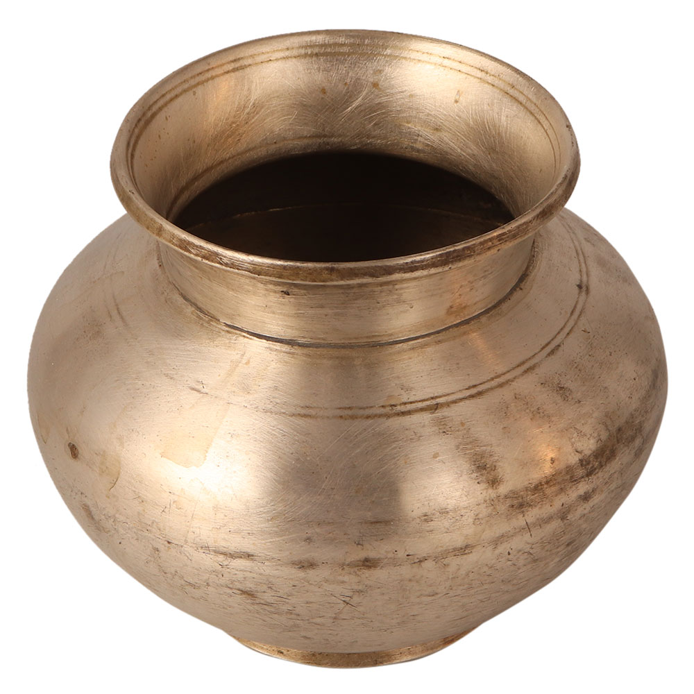 Round Plain Holy Water Pot for Home Decor