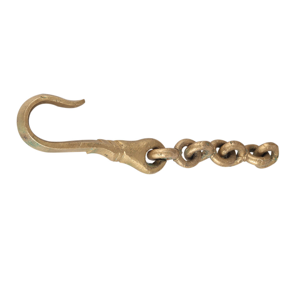 Handmade Vintage Oil Lamp for Hanging in South Indian Art