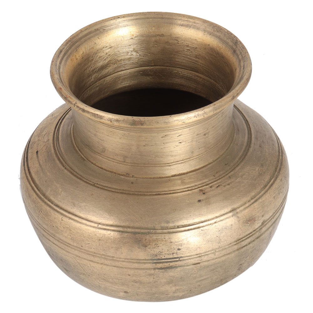 Spiritual Vintage Kalash or Water Pot made of Brass