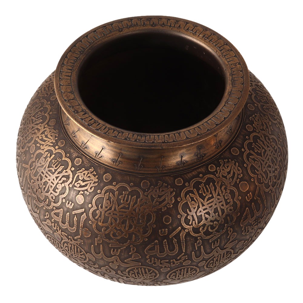 Traditional Used Brass Pot for Decoration