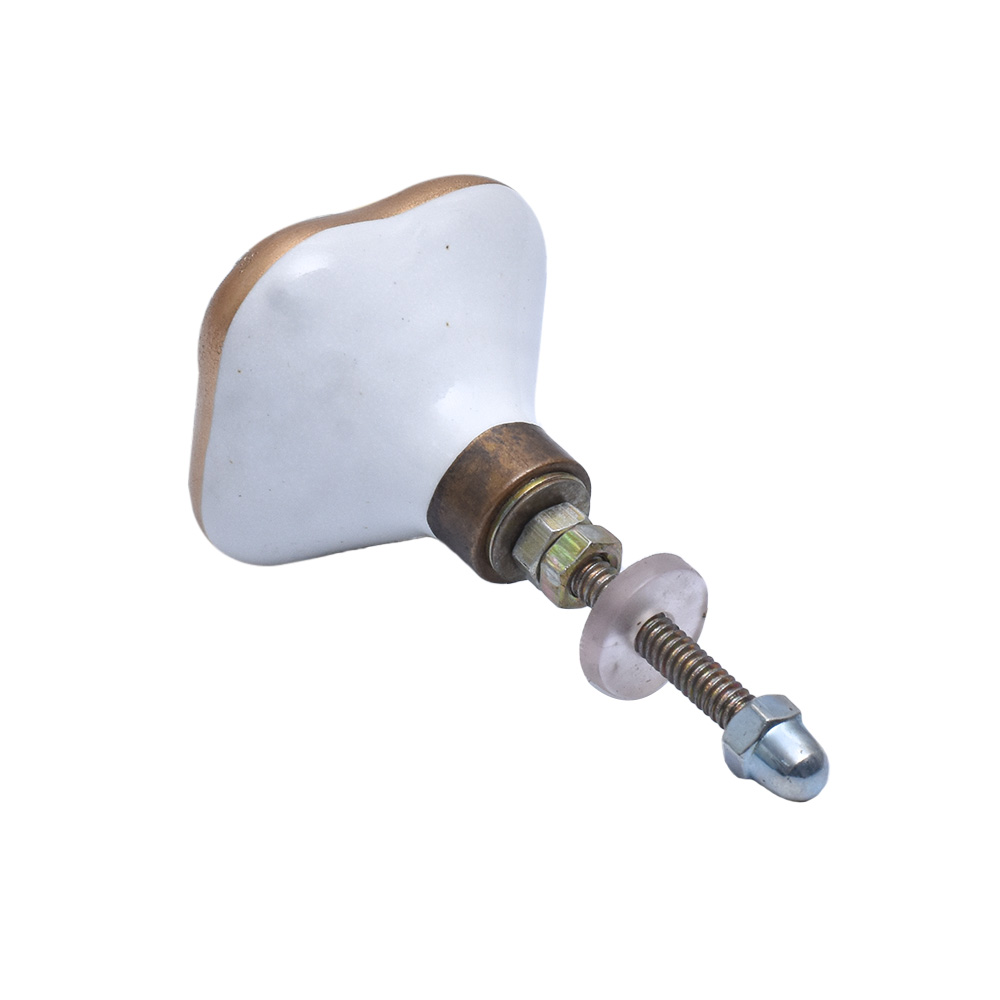 Ceramic Multicolor Abstract Square Theia Cabinet Drawer Knobs