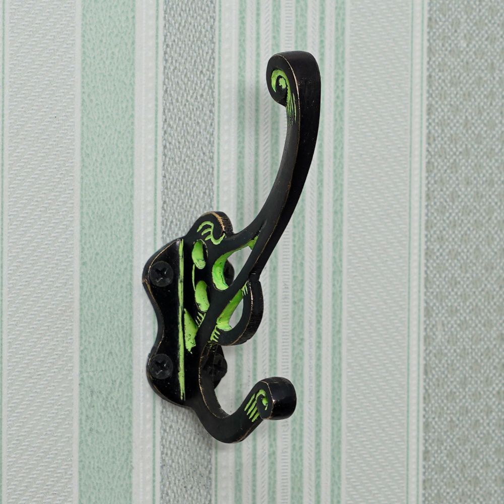 Antique Green Brass Nostalgic Hooks for Hanging