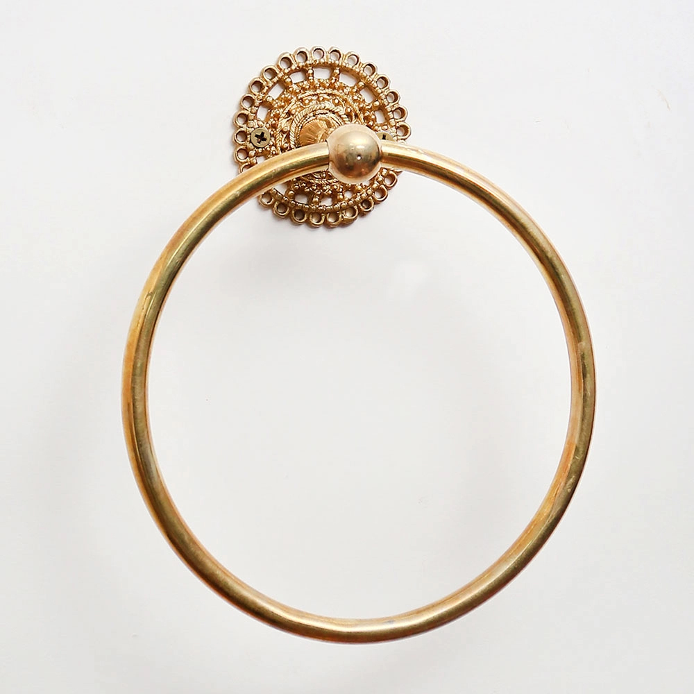 Shop Brass Towel Ring Bathroom Hardware IndianShelf