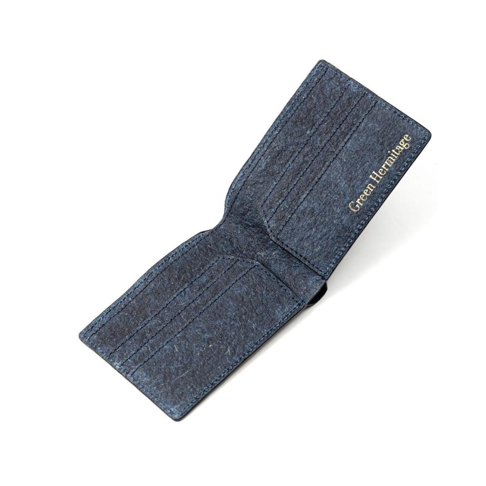 Vegan Leather Mens Wallet Minimalist Sophistication