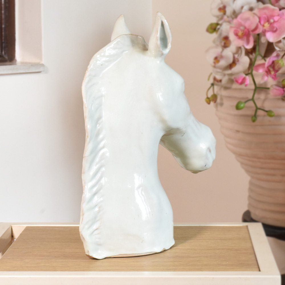 Handmade Ceramic Horse Sculpture by Artist Meena Vohra