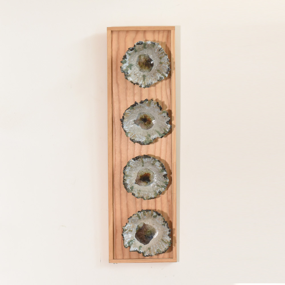 Handcrafted Ceramic Panel Discs by Artist Meena Vohra