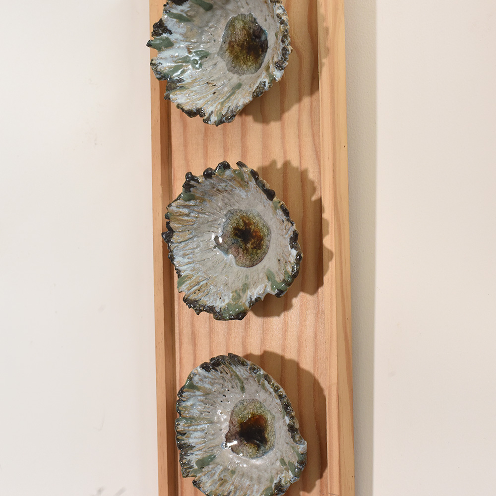 Handcrafted Ceramic Panel Discs by Artist Meena Vohra