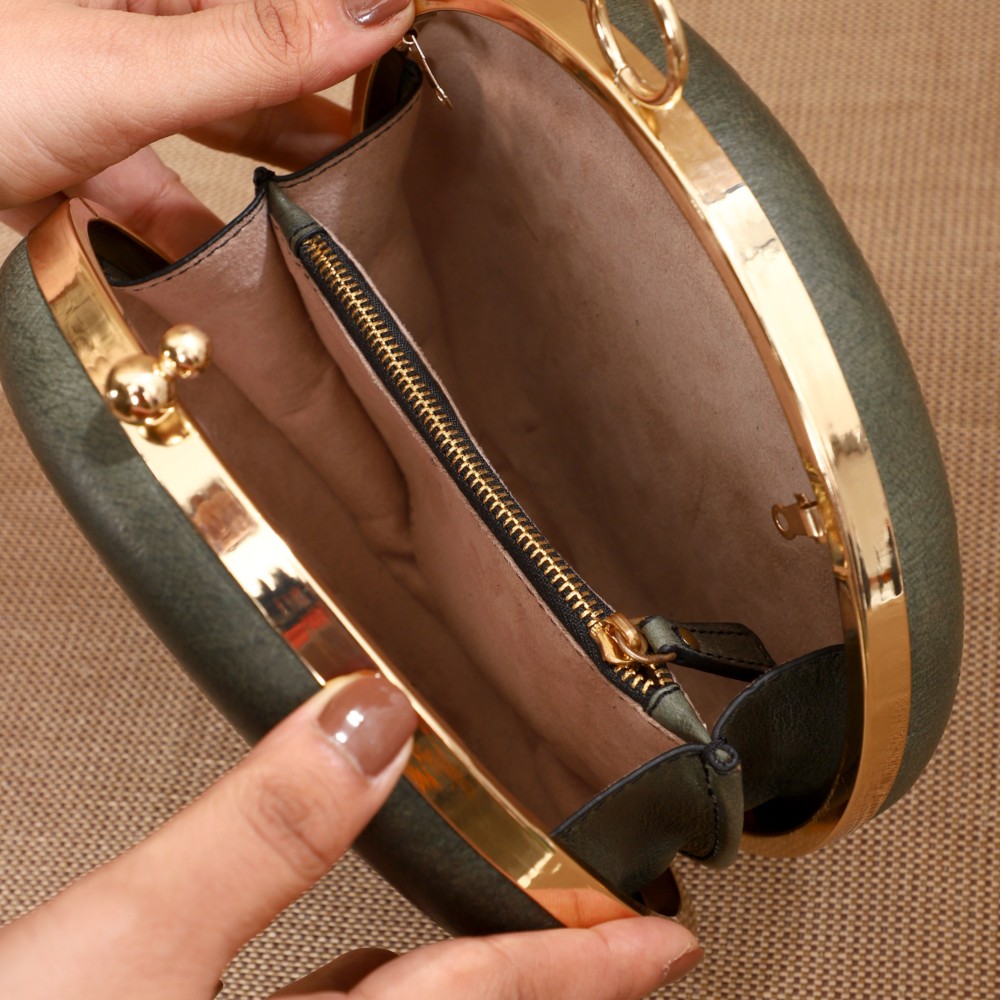 Handcrafted Jungle Clutches Leather Stylish Modern Timeless