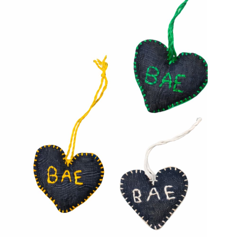 Handmade Heart Message Charm BAE Design Set of Three