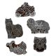 Set  of 5 Piece New Wooden Printing Block