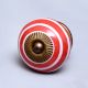 Red White Stripes Knob
