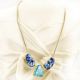 Turquoise Bib Necklace New Beautiful Jewellery