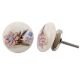 Mixed Amaryllis Flower Flat Knob