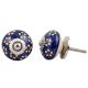 Blue Tiny Flower Cabinet Knob