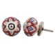 Mixed Floral Ceramic Cabinet Knob